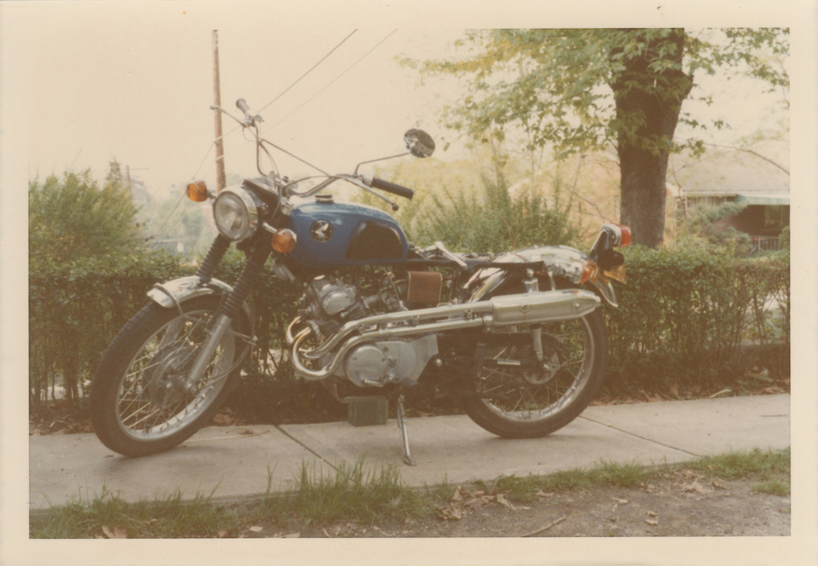 Bill's first bike – purchased in the late 1960's